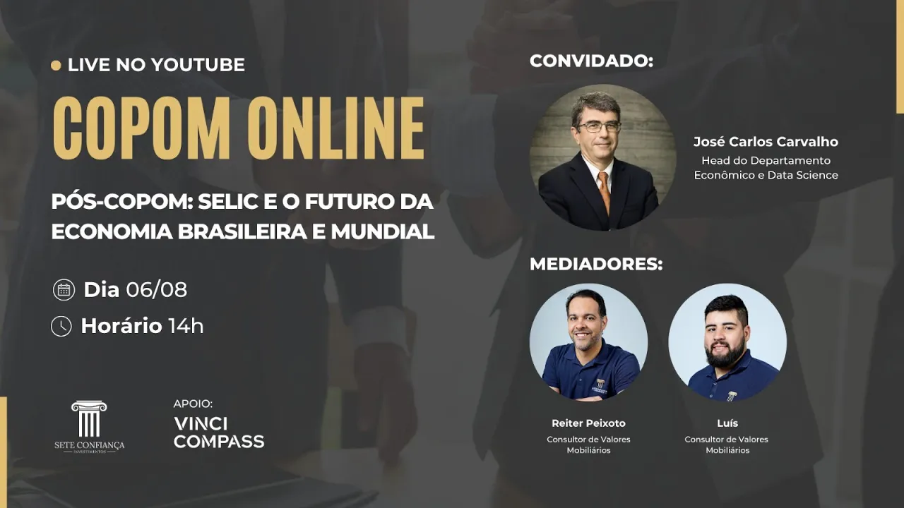 live copom julho 2025